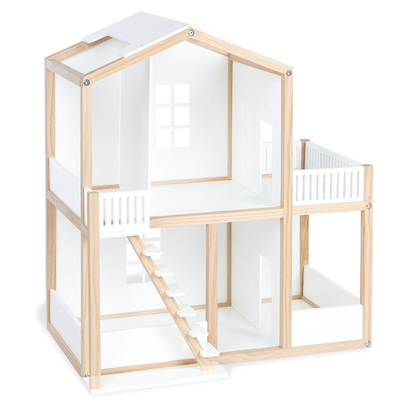 babyonlineshop Pinolino Puppenhaus Ida Kiefer und MDF weiß lackiert Bis zu 50% Rabatt
