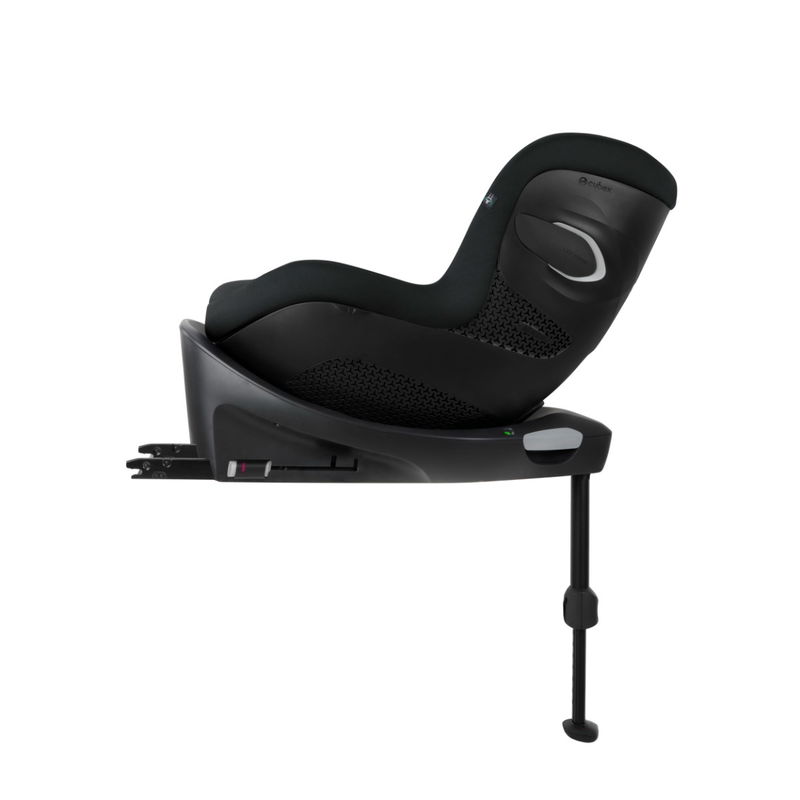 babyonlineshop CYBEX Sirona Gi i-Size Moon Black ab Geburt bis 105 cm (ca. 4 Jahre) Auslauf