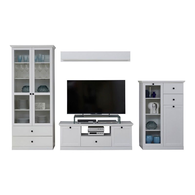 babyonlineshop trendteam Baxter Anbauwand 4-teilig weiß Dekor Hotsell