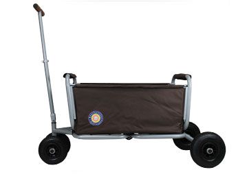babyonlineshop Beachtrekker LiFe Bollerwagen blau stabil und leicht inkl. Feststellbremse Heißer Verkauf