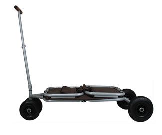 babyonlineshop Beachtrekker LiFe Bollerwagen blau stabil und leicht inkl. Feststellbremse Heißer Verkauf