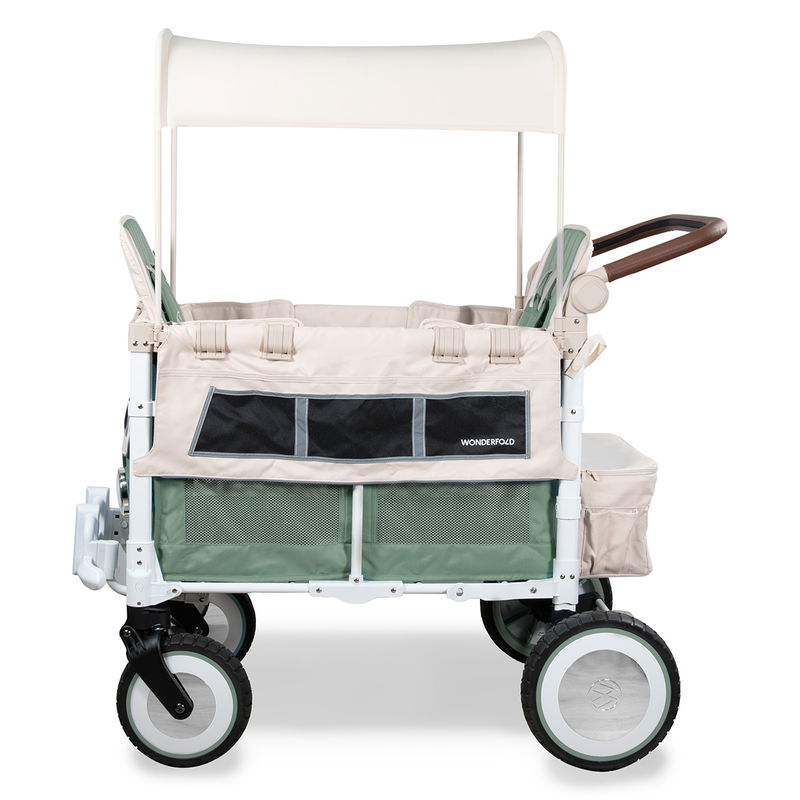 babyonlineshop WonderFold Bollerwagen Volkswagen VW2 - Sage green Räumungsverkauf