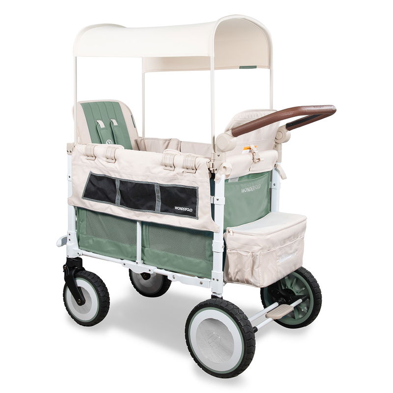 babyonlineshop WonderFold Bollerwagen Volkswagen VW2 - Sage green Räumungsverkauf