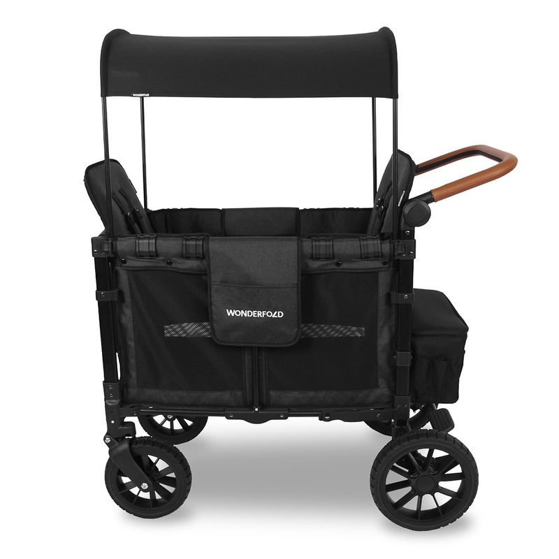 babyonlineshop WonderFold W2 Luxe Bollerwagen - Volcano Black Tägliche Deals
