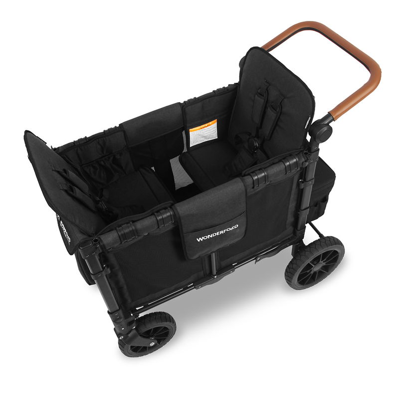 babyonlineshop WonderFold W2 Luxe Bollerwagen - Volcano Black Tägliche Deals