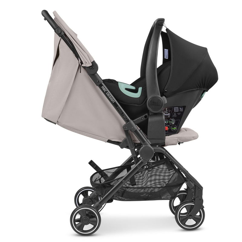 babyonlineshop ABC-Design Ping 2 Buggy - powder - Kollektion 2024 Letzte 2 Tage