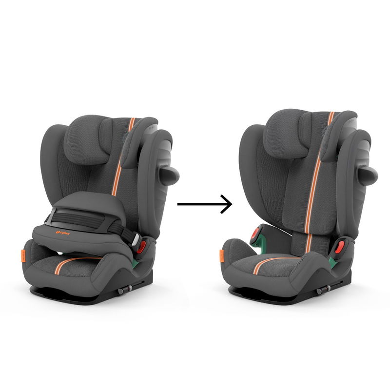 babyonlineshop CYBEX Pallas G i-Size Plus Kindersitz Lava Grey Gruppe 1 2 3 Großer Ausverkauf