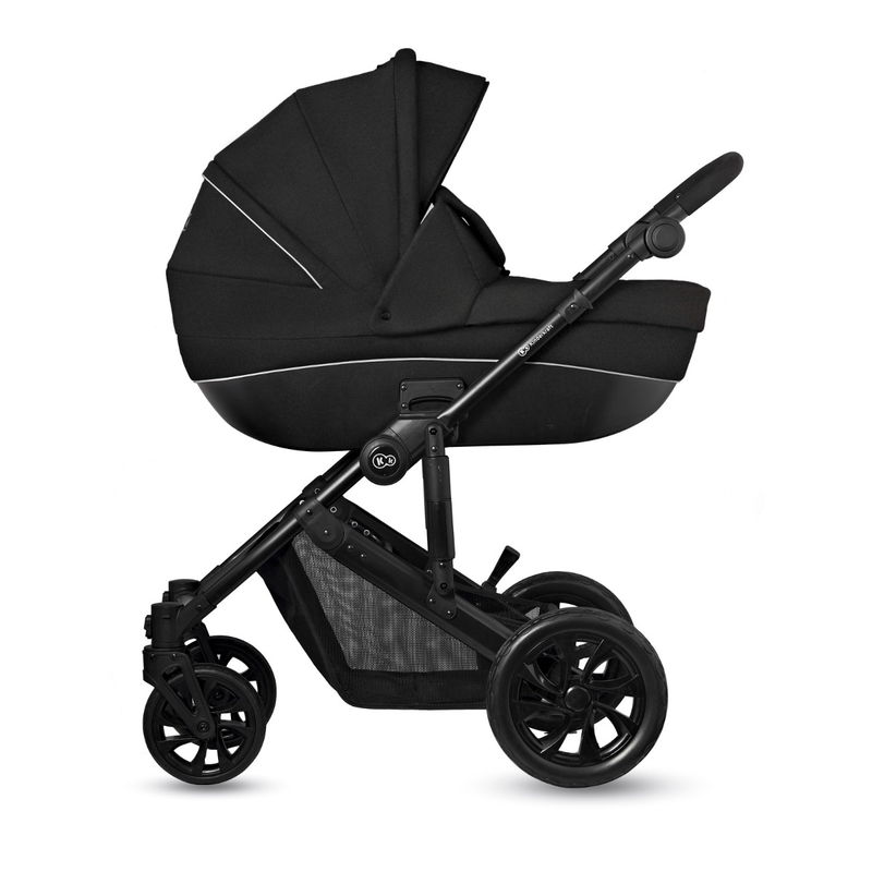 babyonlineshop Kinderkraft Kinderwagen 3in1 PRIME LITE Mink Pro black Letzter Tag