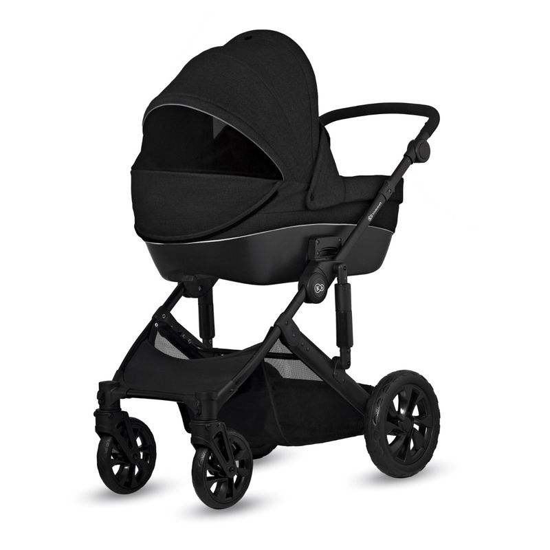 babyonlineshop Kinderkraft Kinderwagen 3in1 PRIME LITE Mink Pro black Letzter Tag