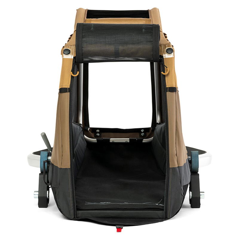 babyonlineshop Croozer Dog Enna Sundown yellow Fahrradanhänger für mittelgroße Hunde geeignet Vierteljährliche Förderung