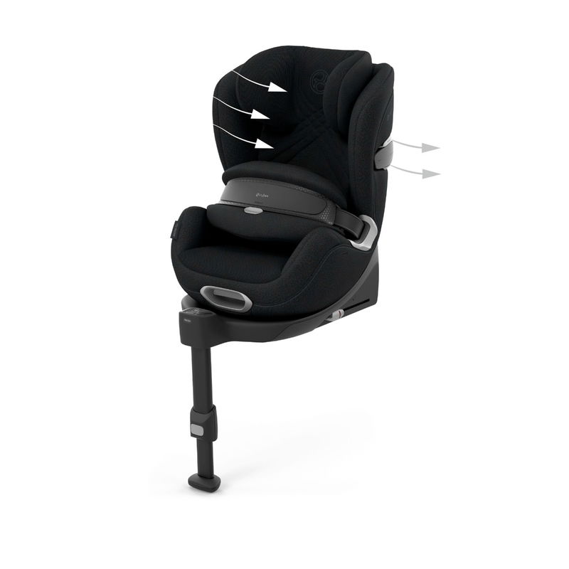 babyonlineshop CYBEX Anoris T2 i-Size Kindersitz Plus Sepia Black Ab 15 Monate bis ca. 7 Jahre 2025