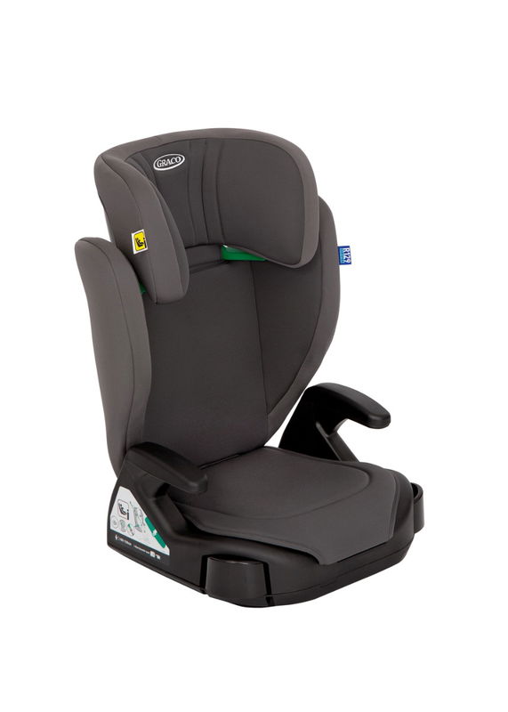 babyonlineshop Graco Junior Maxi i-Size R129 Iron Kindersitz Meist gekauft