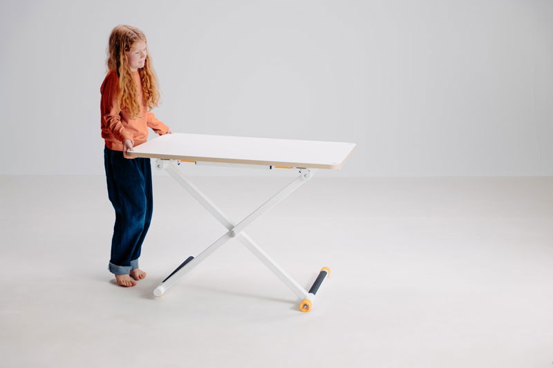 babyonlineshop poptop Kinderschreibtisch weiß höhenverstellbar Online Shopping