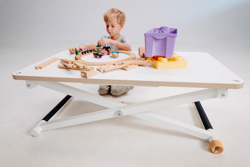 babyonlineshop poptop Kinderschreibtisch weiß höhenverstellbar Online Shopping