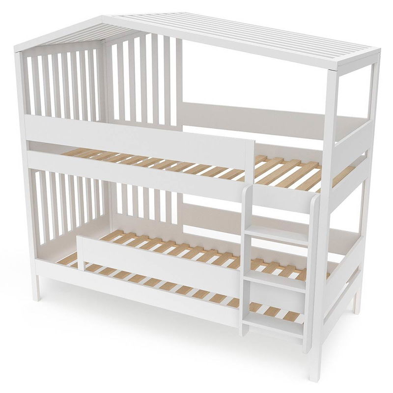babyonlineshop Nature Kid Yuna Etagenbett weiß Liegefläche 90 x 200 cm Cyber Monday