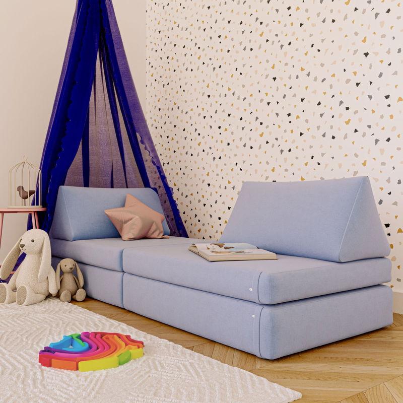 babyonlineshop Neu: Nature Kid My Color Play Kindersofa für Kinder blau Neueste Mode