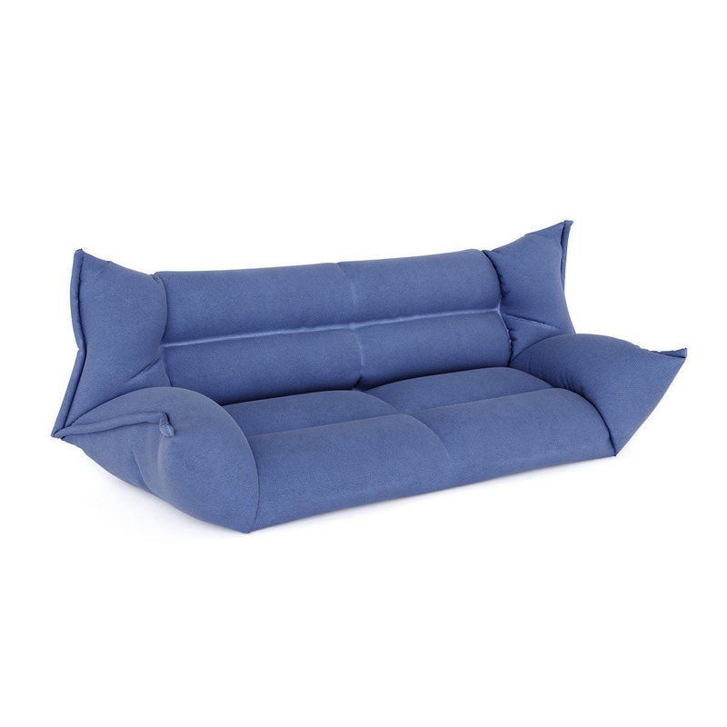 babyonlineshop Nature Kid Faltsofa blau mehrfach verstellbar mit rutschfestem Unterboden Große Rabatte