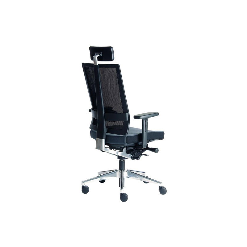 babyonlineshop Rovo XN 5070 Drehstuhl mit Kopfstütze Semianilin-Leder Super Sparpreis