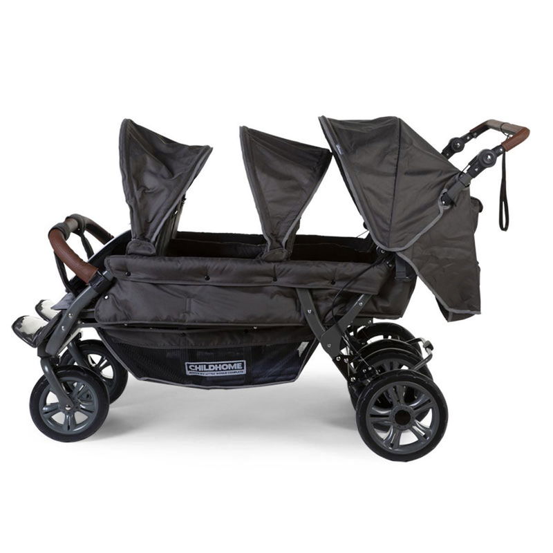 babyonlineshop Childhome neuer Six Seater Sechserwagen anthrazit robust und komfortabel Clearance-Verkauf