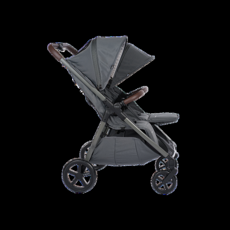 babyonlineshop MastSwiss M.Twin x VOLCANIC ASH Geschwisterwagen 2025