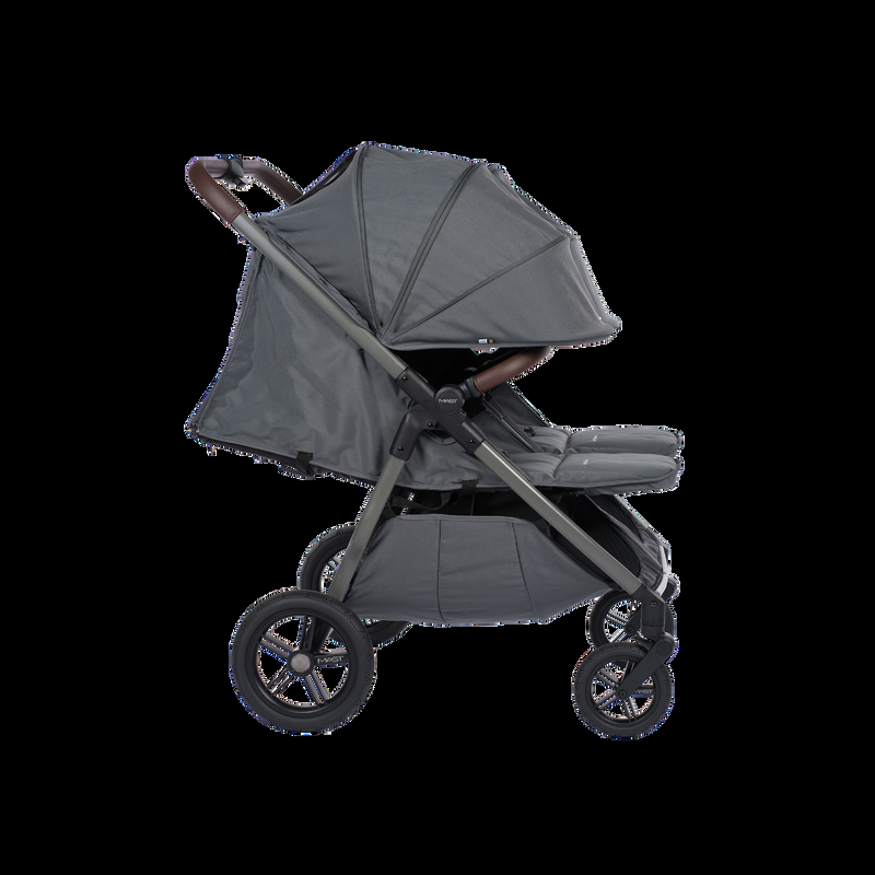 babyonlineshop MastSwiss M.Twin x VOLCANIC ASH Geschwisterwagen 2025