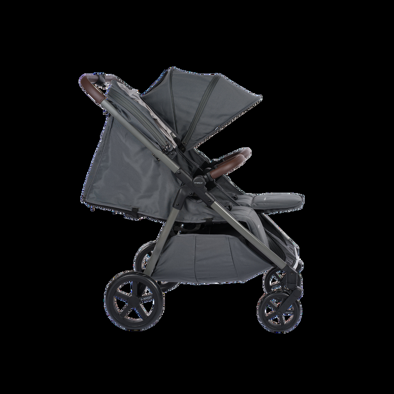 babyonlineshop MastSwiss M.Twin x VOLCANIC ASH Geschwisterwagen 2025