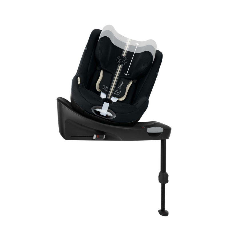babyonlineshop CYBEX Sirona Gi i-Size Plus Moon Black ab Geburt bis 105 cm (ca. 4 Jahre) Günstiger Verkauf