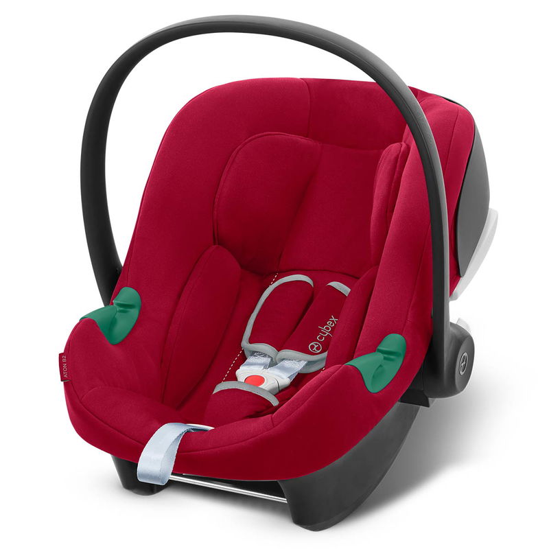 babyonlineshop CYBEX Aton B2 i-Size Babyschale Dynamic Red inklusive Base One Gruppe 0+ Blitzverkäufe
