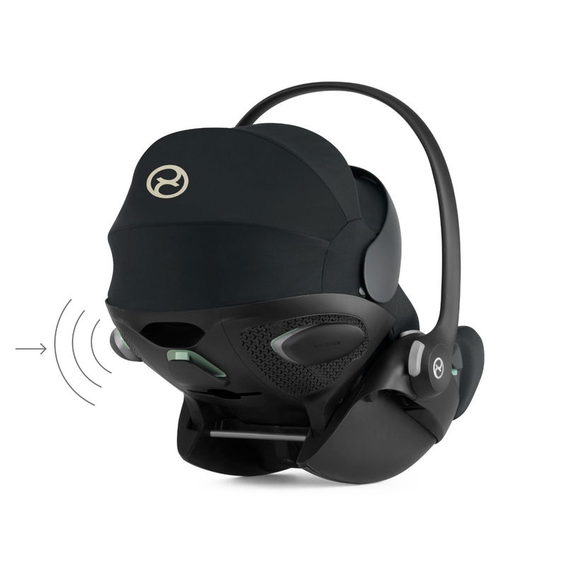babyonlineshop CYBEX Cloud G i-Size Babyschale Magic Black bis 13 kg Versandkostenfrei