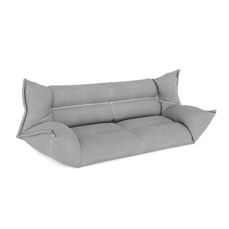 babyonlineshop Nature Kid Faltsofa grau mehrfach verstellbar mit rutschfestem Unterboden Muttertagsangebot