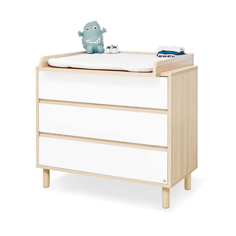 babyonlineshop Pinolino Flow Kinderzimmer breit groß Dekor Esche/weiß Zeitlich begrenztes Angebot