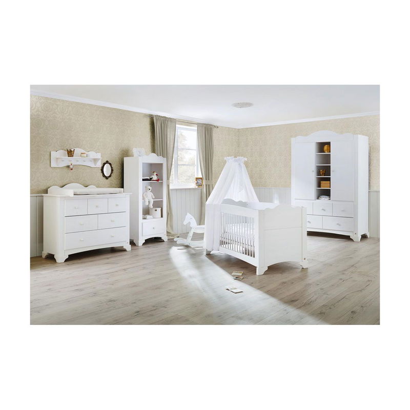 babyonlineshop Pinolino Pino Kinderzimmer breit groß Massivholz - 3 Teile
