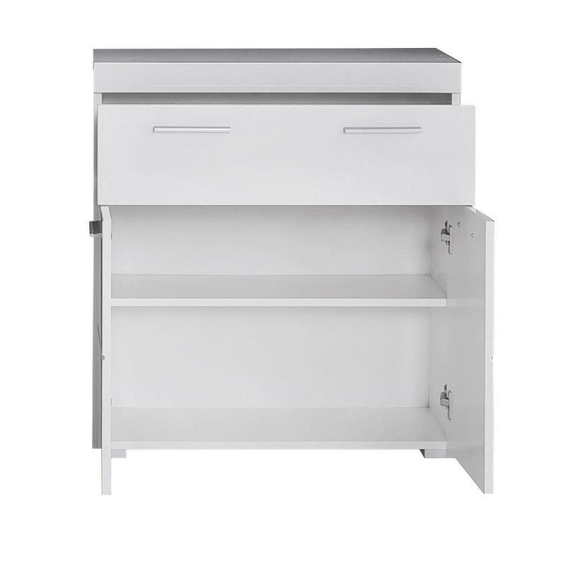 babyonlineshop trendteam Amanda Standschrank 73x79x31 cm weiß Letzte 2 Tage
