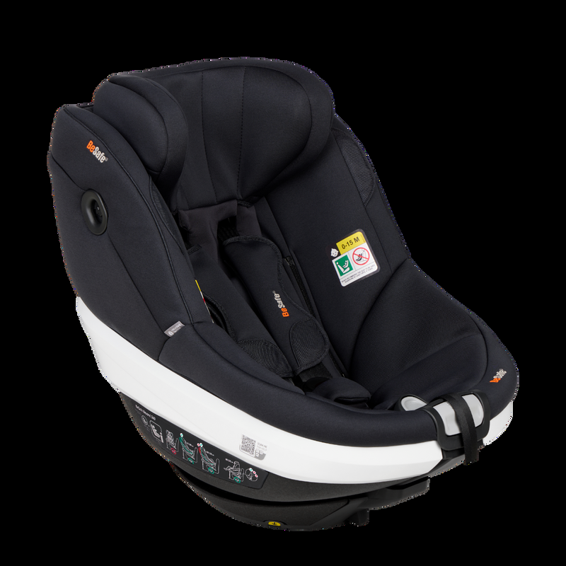 babyonlineshop BeSafe Go Beyond Babyschale und Beyond 360 Autositz mit Base Soft Breeze Black Im Verkauf