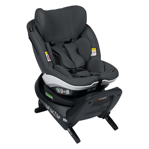 babyonlineshop BeSafe iZi Turn i-Size Kindersitz Anthracite Mesh zollfrei