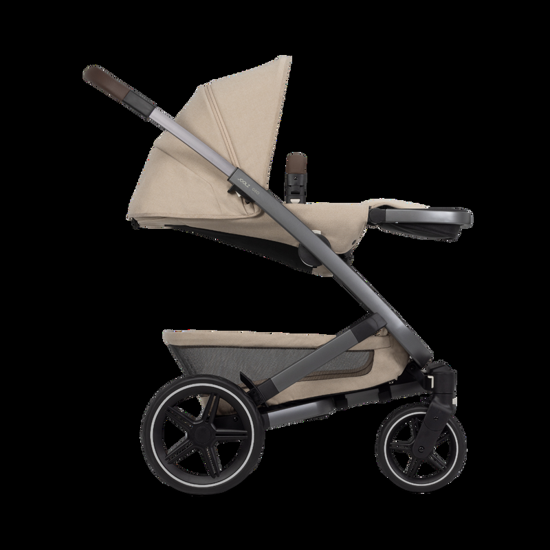 babyonlineshop Joolz Geo 3 Kinderwagen Bundle Sandy taupe + Cloud T i-Size Base T & Fußsack Begrenztes Angebot