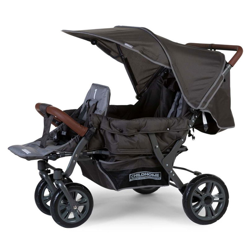 babyonlineshop Childhome Drillingswagen anthrazit robust und komfortabel