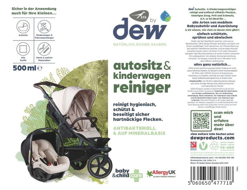 babyonlineshop tfk by dew - Autositz und Kinderwagen Reiniger (500ml) 2025