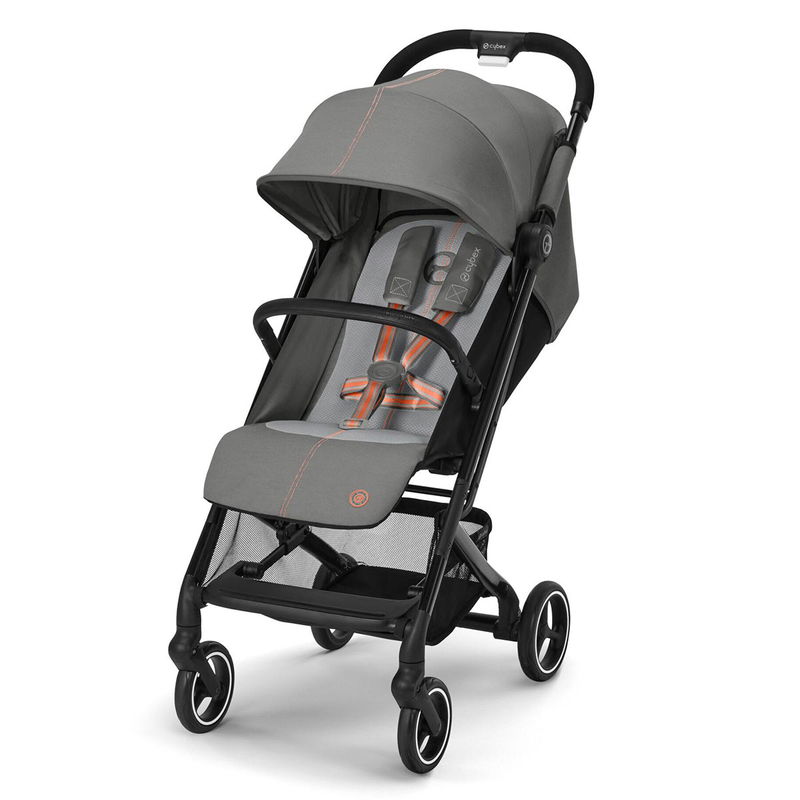 babyonlineshop CYBEX Beezy Buggy Lava Grey Gestell in Black