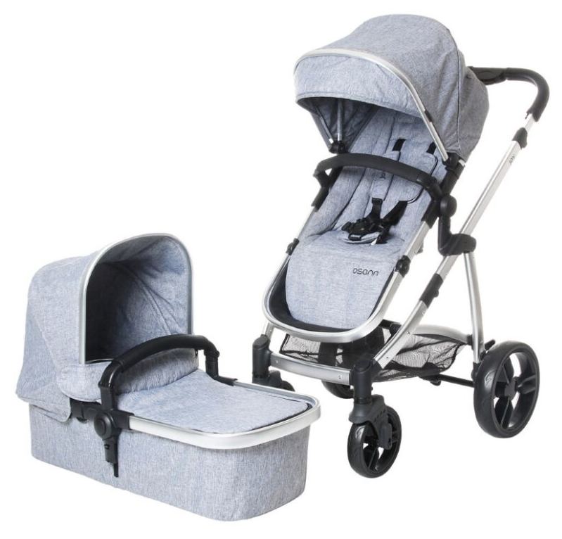 babyonlineshop Osann Joy Kinderwagen Grey Melange