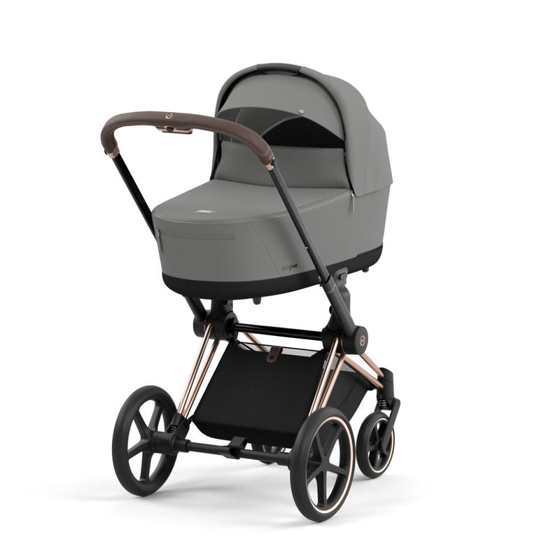 babyonlineshop CYBEX PRIAM Kinderwagen Mirage Grey Bundle Plus New Generation inkl. Zubehörartikel Zeitlich begrenztes Angebot