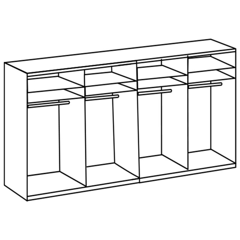 babyonlineshop Wimex Norderstedt Schwebetürenschrank 360x236 cm Graphit Bis zu 60% Rabatt