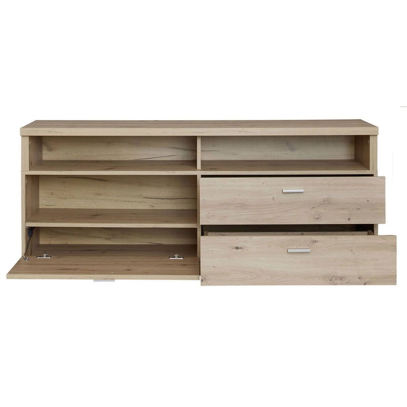 babyonlineshop trendteam Echo TV-Lowboard beleuchtet Artisan Eiche melamin Nur für heute