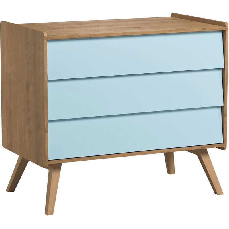 babyonlineshop VOX Vintage Kommode eiche Frontfarbe wählbar
