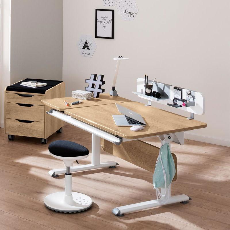 babyonlineshop Paidi Rollcontainer 3S Eiche-Nebraska für Schreibtisch Diego - 3 Schubkästen Discount Store für neue Produkte