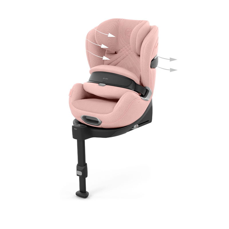 babyonlineshop CYBEX Anoris T2 i-Size Kindersitz Plus Peach Pink Ab 15 Monate bis ca. 7 Jahre 50% Rabatt mit kostenlosem Versand