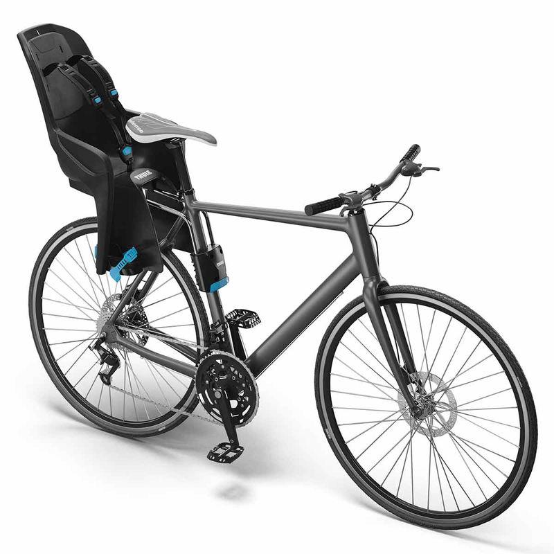 babyonlineshop Thule RideAlong Lite Fahrradkindersitz dunkelgrau die sichere Transportmöglichkeit Kostenloser Versand international