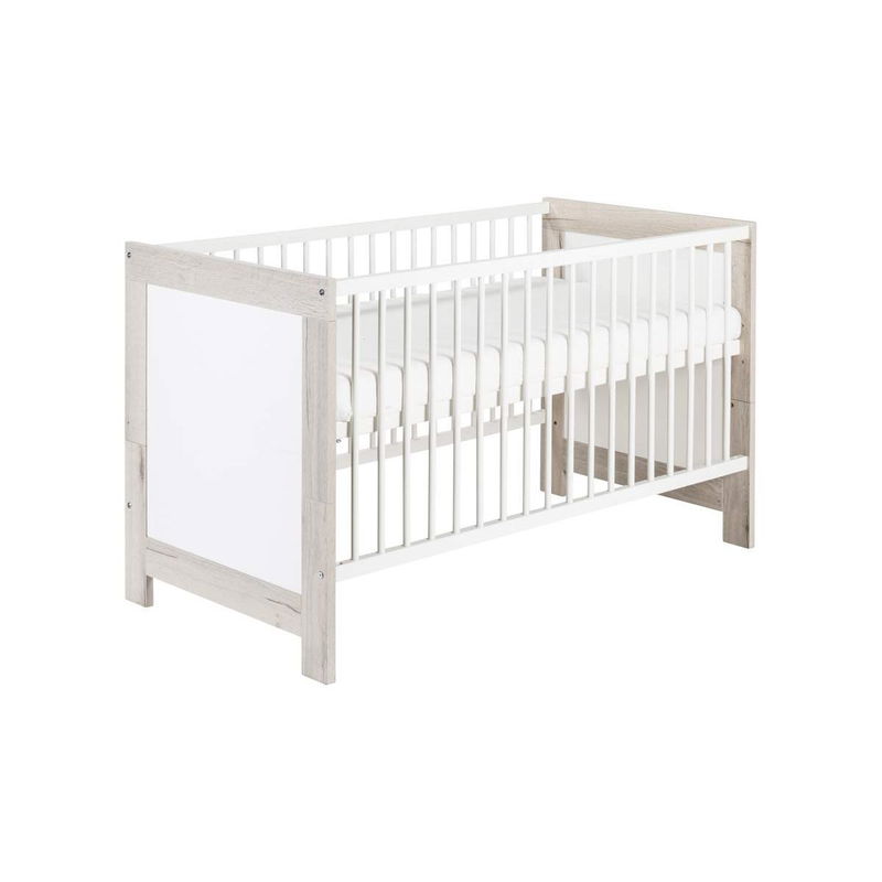 babyonlineshop Schardt Nordic Halifax Kinderbett 70 x 140 cm Halifax Eiche/Weiß Kauf eins, bekomm eins gratis