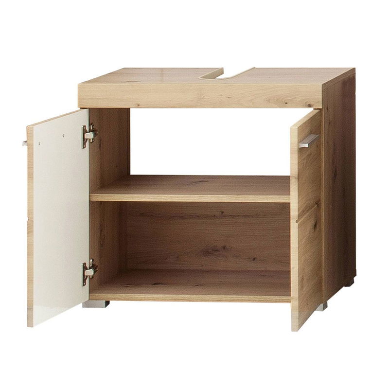 babyonlineshop trendteam Amanda Badmöbel 60x190x34 cm 2-teilig asteiche / asteiche Kostenloser Versand international