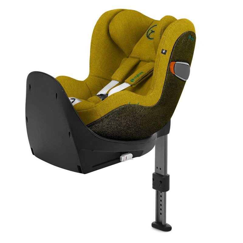 babyonlineshop CYBEX Sirona Zi i-Size plus Mustard Yellow ab Geburt bis 105 cm (ca. 4 Jahre) Auslauf
